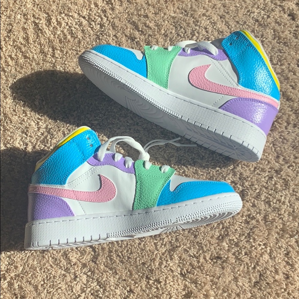multi-color nike air jordans